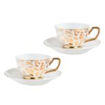 GOLD LEOPAR 2 Lİ KAHVE FİNCANI