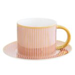 TEACUP & SAUCER PİNSTRİPE BLUSH