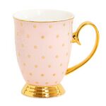 MUG POLKA GOLD BLUSH