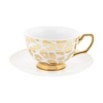 TEACUP LOUIS LEOPARD GOLD